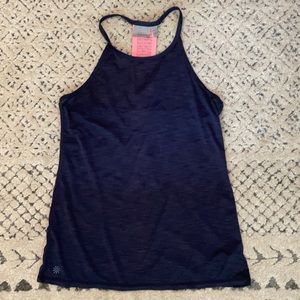 Athleta high neck racer back athleisure tank